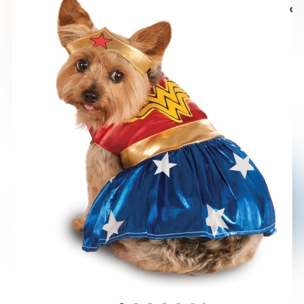 NEW! Rubies Wonder Woman - Small Dog Pet Costume NWT sz small. - Picture 6 of 11